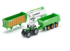 Siku Deutz Fahr Traktor med Trailer set 1848 - 1:87