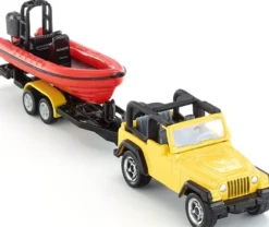 Siku Jeep Wrangler med båtsläp 1658