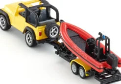 Siku Jeep Wrangler med båtsläp 1658