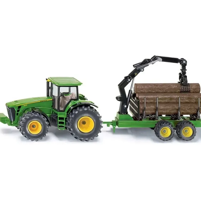 Siku John Deere 8430 med Skogskärra 1954 - 1:50