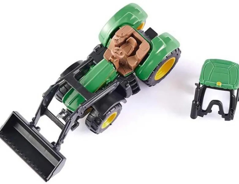Siku John Deere 6215R traktor med skopa 1395