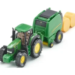 Siku John Deere traktor med Balpress 1665