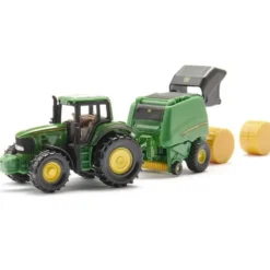 Siku John Deere traktor med Balpress 1665