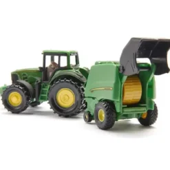 Siku John Deere traktor med Balpress 1665
