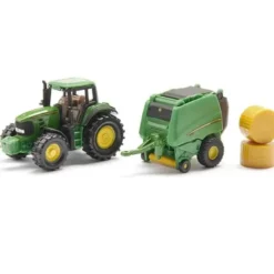 Siku John Deere traktor med Balpress 1665