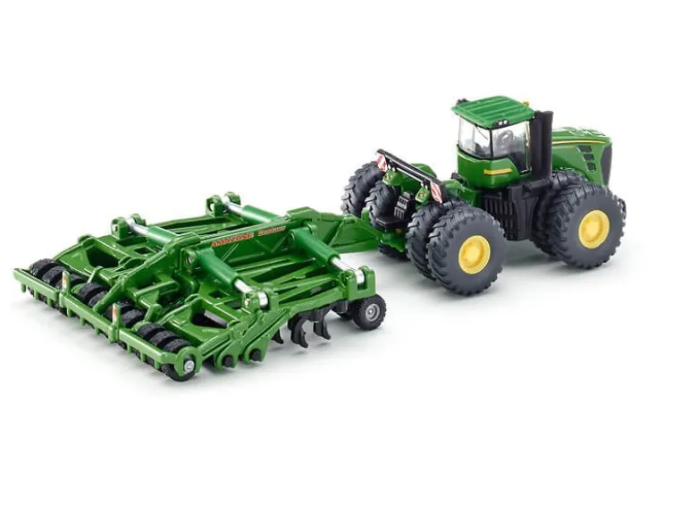 Siku John Deere traktor med kultivator 1856 - 1:87
