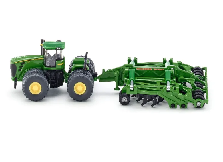 Siku John Deere traktor med kultivator 1856 - 1:87