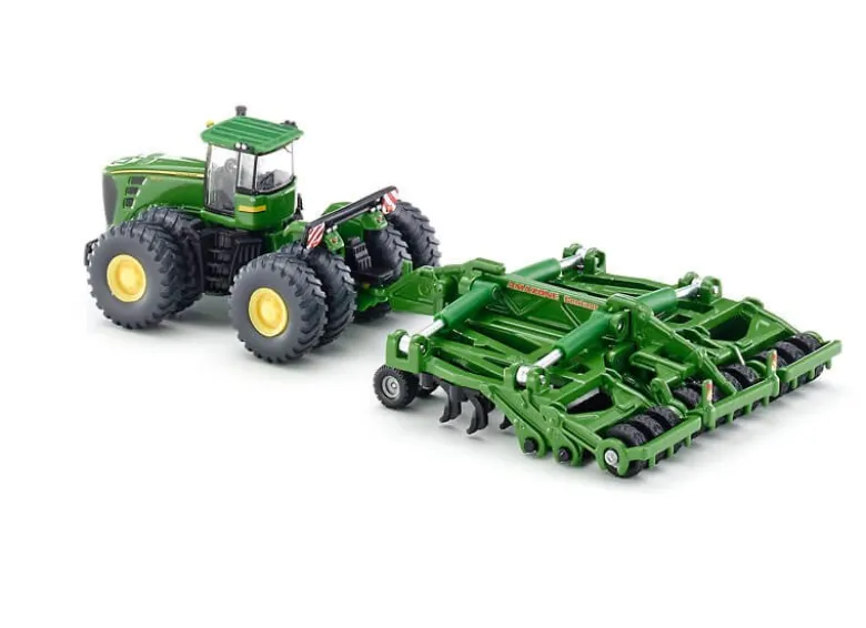 Siku John Deere traktor med kultivator 1856 - 1:87