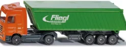 Siku Lastbil med Fliegl trailer 1796 skala 1:87