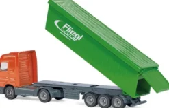 Siku Lastbil med Fliegl trailer 1796 skala 1:87