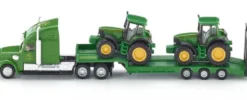 Siku lastbil med trailer och John Deere traktorer 1837 - 1:87