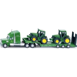 Siku lastbil med trailer och John Deere traktorer 1837 - 1:87
