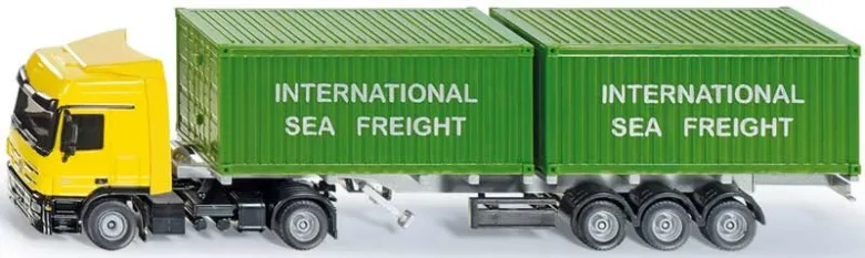 Siku Lastbil Mercedes-Benz Actros med container skala 1:50