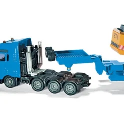 Siku Lastbil Transport med Trailer och Grävmaskin Liebherr 1847 - 1:87