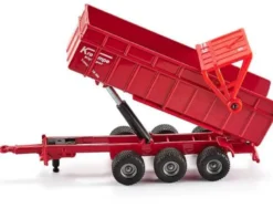 Siku Leksakstraktor Massey Ferguson 8480 med Krampe släp 1844 - 1:87
