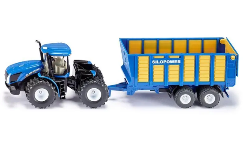 Siku New Holland T9.560 med Ensilagevagn 1947 - 1:50