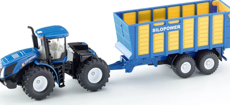 Siku New Holland T9.560 med Ensilagevagn 1947 - 1:50