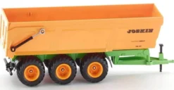 Siku Tipptrailer Joskin 3 axlat släp till Siku traktor 2892 - 1:32