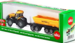 Siku Traktor JCB med Dolly släp 1858 - 1:87
