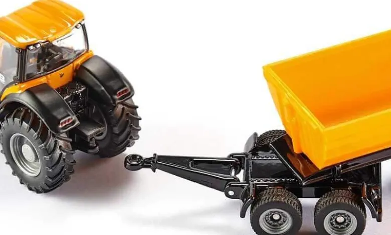 Siku Traktor JCB med Dolly släp 1858 - 1:87