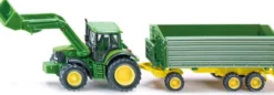 Siku Traktor John Deere 6920 S med lastare och släp 1843 - 1:87