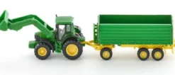 Siku Traktor John Deere 6920 S med lastare och släp 1843 - 1:87
