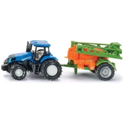 Siku Traktor New Holland med gödselspridare 1668