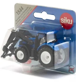 Siku Traktor New Holland T7.315 med pallgafflar och pall 1544