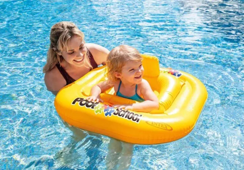 Simträning Simring Badring Baby Intex