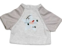 Skrållans T-shirt Grå Dockkläder