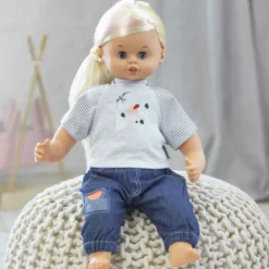 Skrållans T-shirt Grå Dockkläder