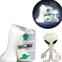 Slime Självlysande med en alien figur