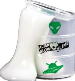 Slime Självlysande med en alien figur