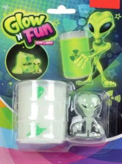 Slime Självlysande med en alien figur