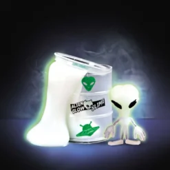 Slime Självlysande med en alien figur