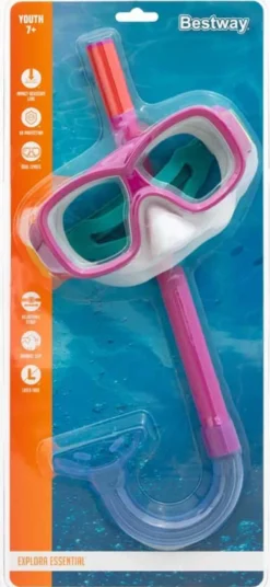 Snorkelset 7 år+ Cyklop Rosa till barn Bestway