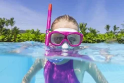 Snorkelset 7 år+ Cyklop Rosa till barn Bestway