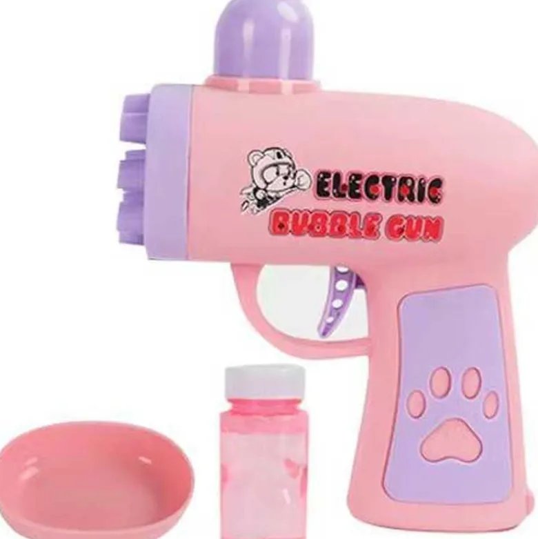 Såpbubbelpistol Fun med såpbubbel skål och såpbubbelvätska