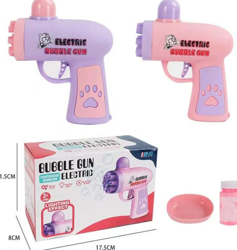 Såpbubbelpistol Fun med såpbubbel skål och såpbubbelvätska