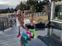 Såpbubbelpistol Storm Rosa