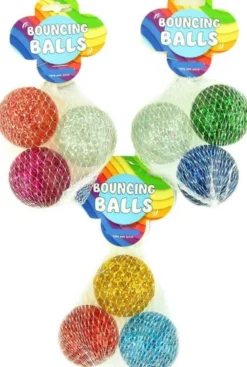 3 st. Glitter Studsbollar 4 cm