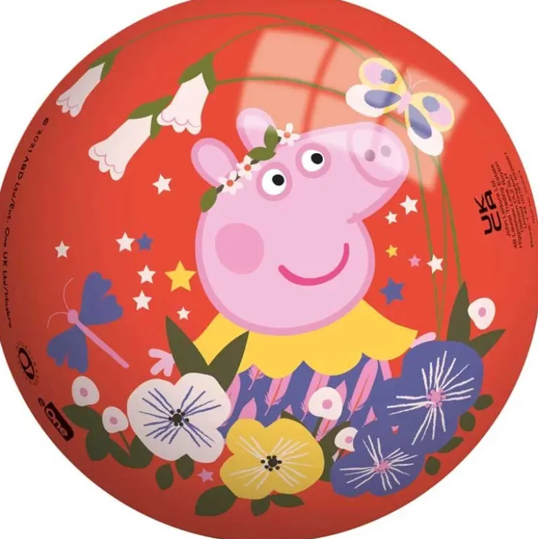 1 st. Greta Gris plastboll 13 cm