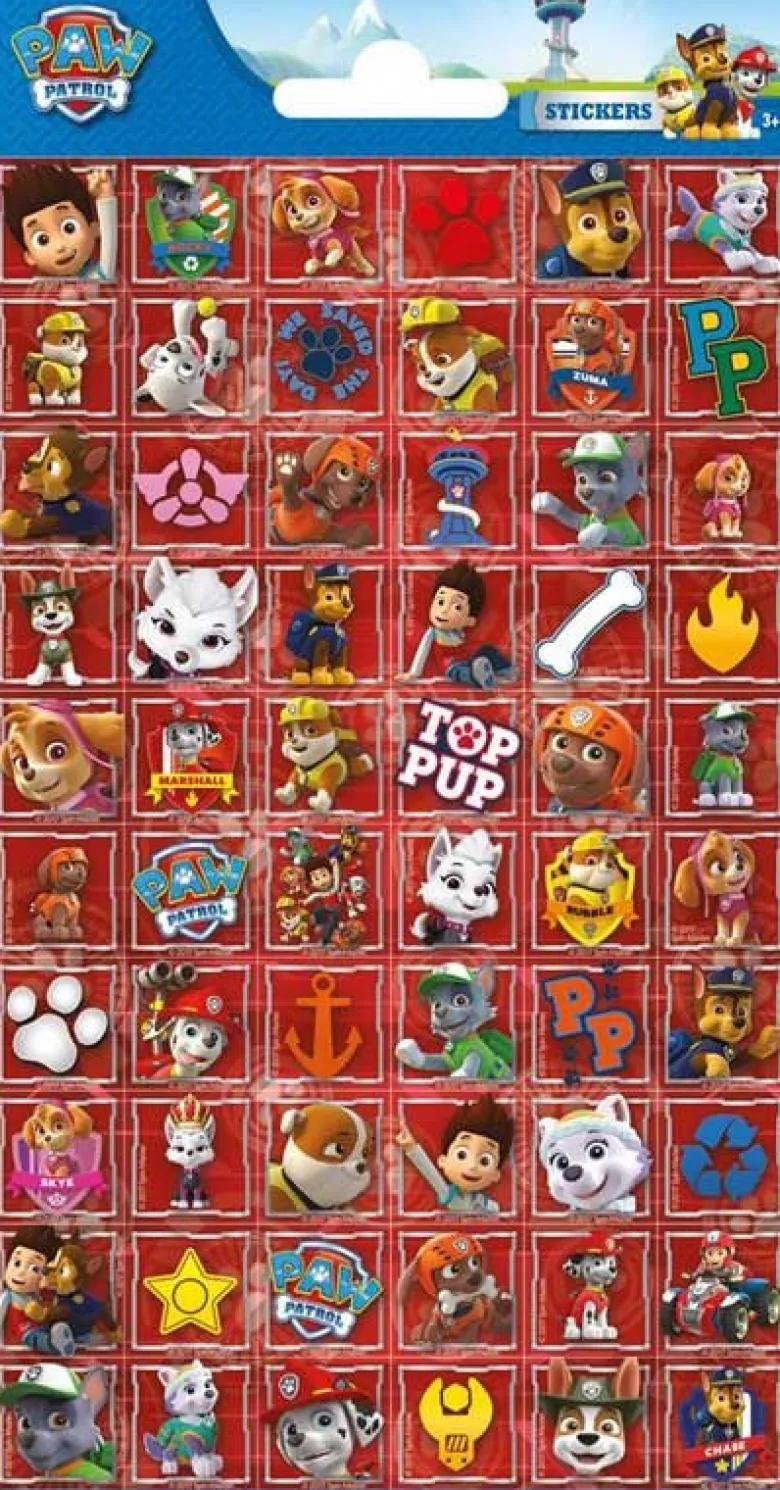Stickers Klistermärken Paw Patrol 60 st