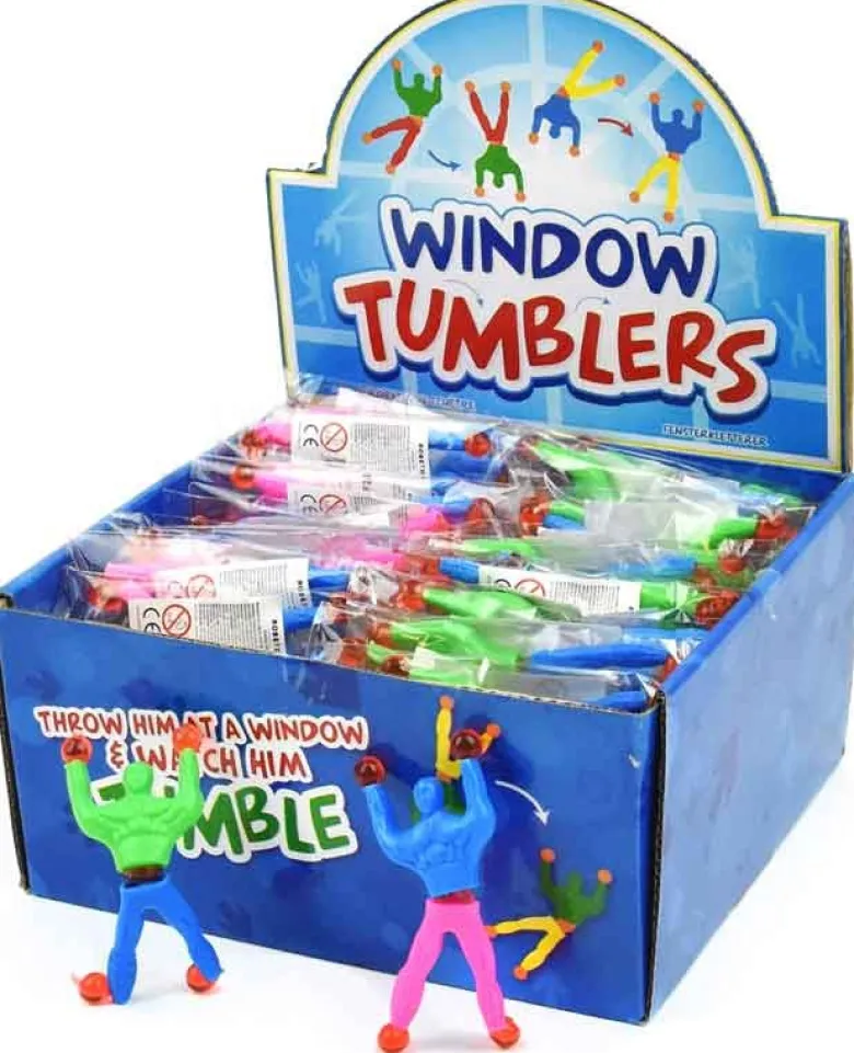 Sticky Klibbig Klättrande Gubbe Window Crawler