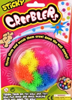 24 st. Klibbiga bollar Scritters Sticky Wall Crawler Crebblers