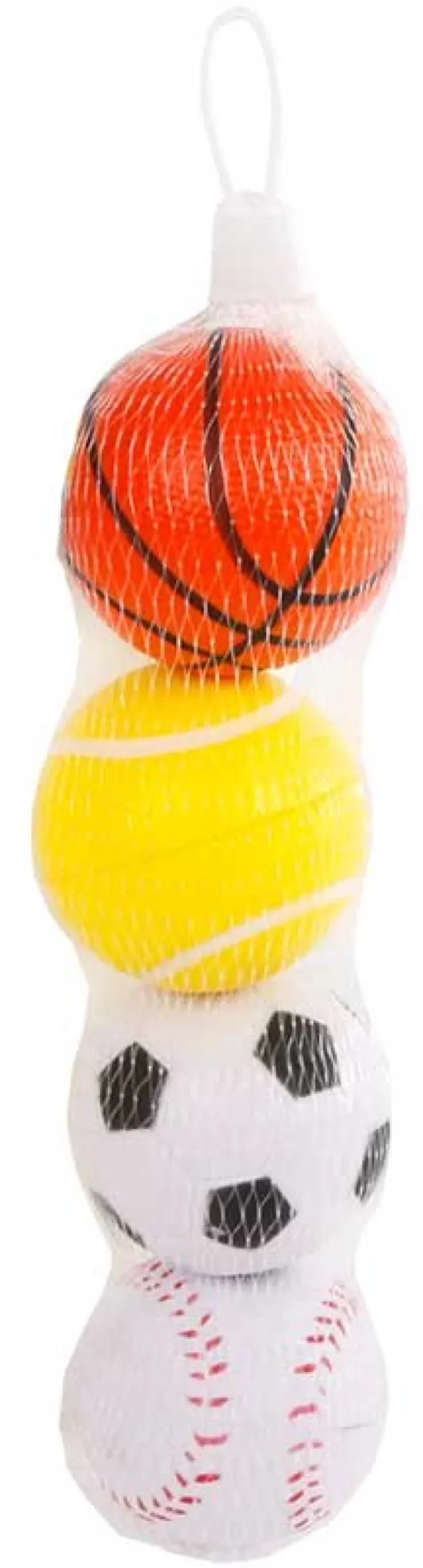 4 st. Mjuka bollar skumgummi 6 cm