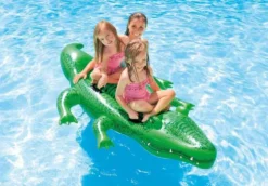 Stor Krokodil Badmadrass 203 cm Intex
