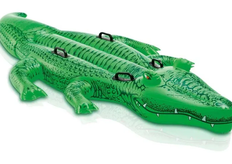 Stor Krokodil Badmadrass 203 cm Intex