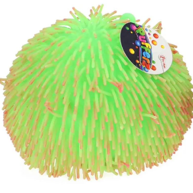 Stor Tvåfärgad Puffer Fluffy Klämboll 25 cm