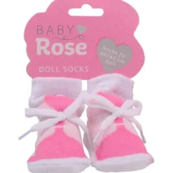 1 st. par sockar till dockor 35-45 cm Baby Rose